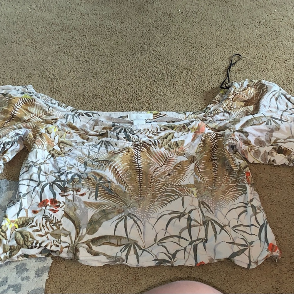Tropical print shirt